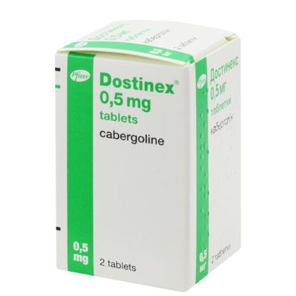 Фото Достинекс таблетки 0.5 мг №2.